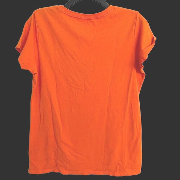 Witch Flying Over The Moon Halloween T-Shirt Sz L Womens Fun Fitted Tee Top - Picture 3 of 6